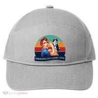 Childless Cat Ladies Vote 7-Panel Snapback Hat