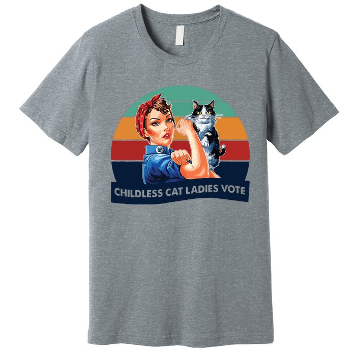 Childless Cat Ladies Vote Premium T-Shirt