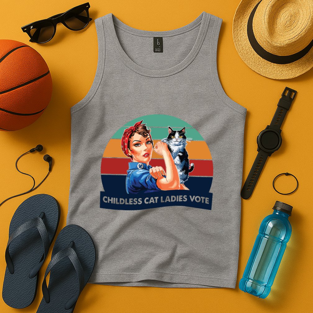 Childless Cat Ladies Vote Tank Top