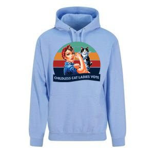 Childless Cat Ladies Vote Unisex Surf Hoodie