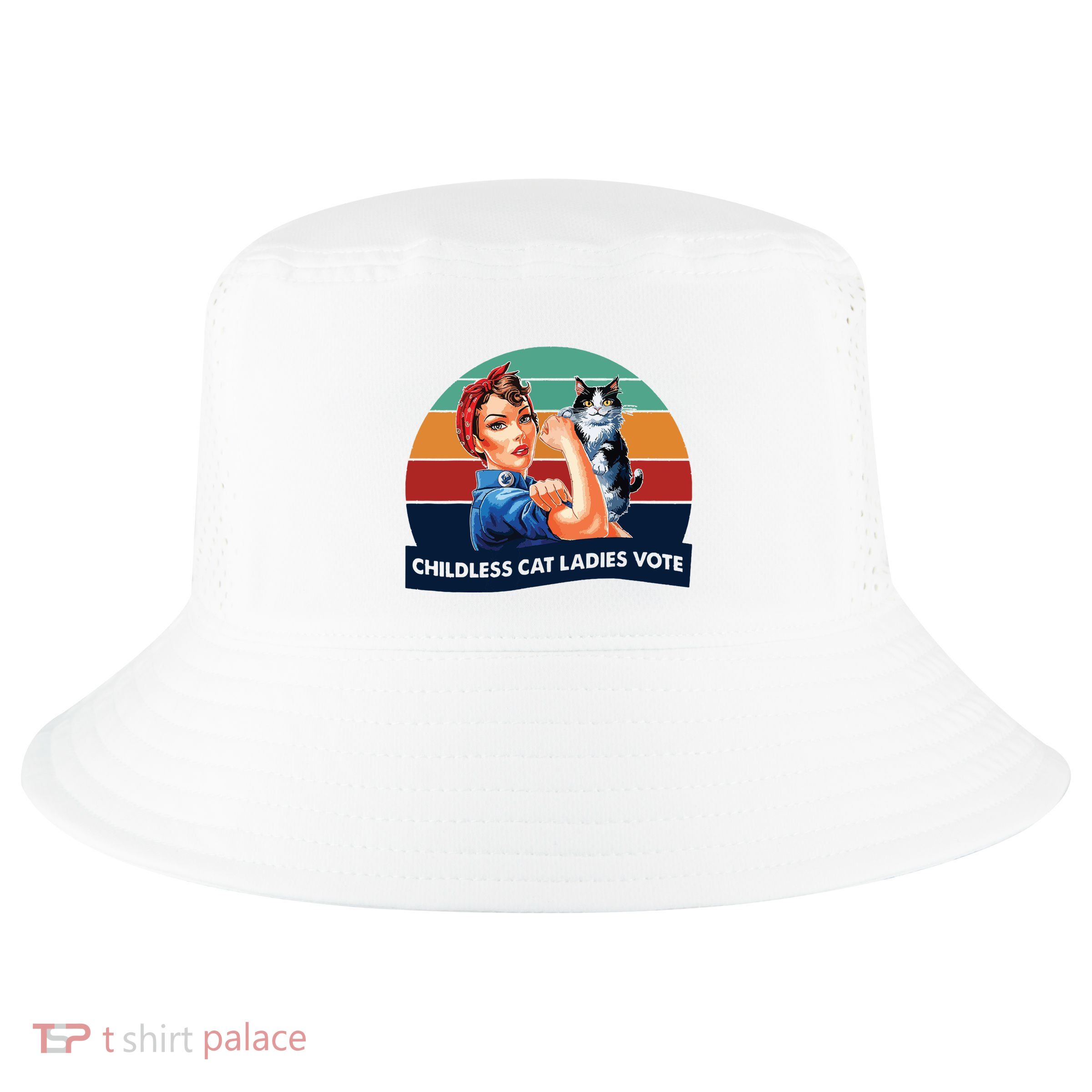 Childless Cat Ladies Vote Cool Comfort Performance Bucket Hat