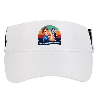 Childless Cat Ladies Vote Adult Drive Performance Visor