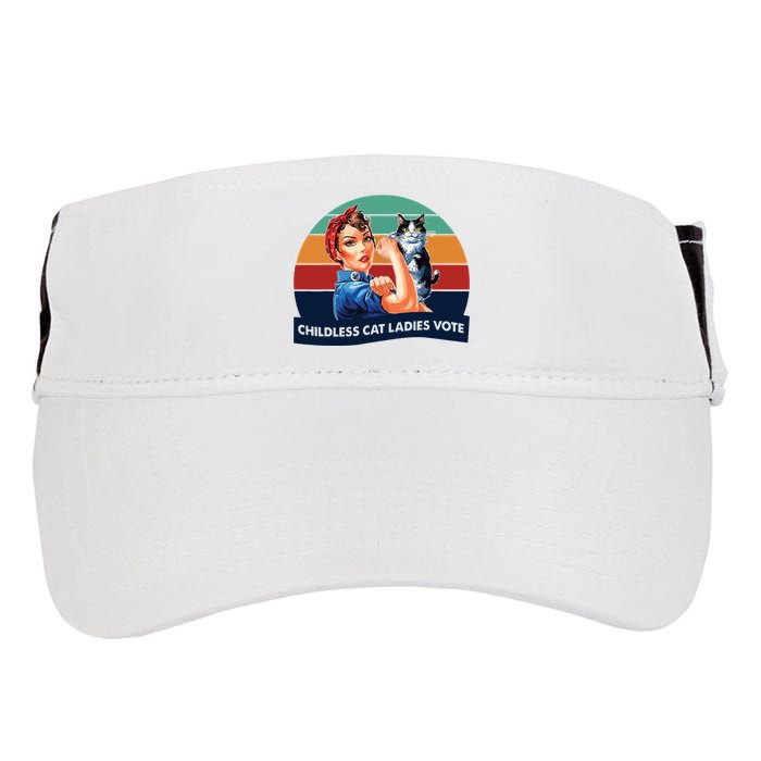 Childless Cat Ladies Vote Adult Drive Performance Visor
