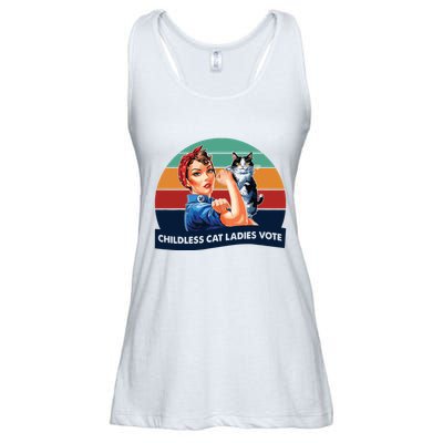 Childless Cat Ladies Vote Ladies Essential Flowy Tank