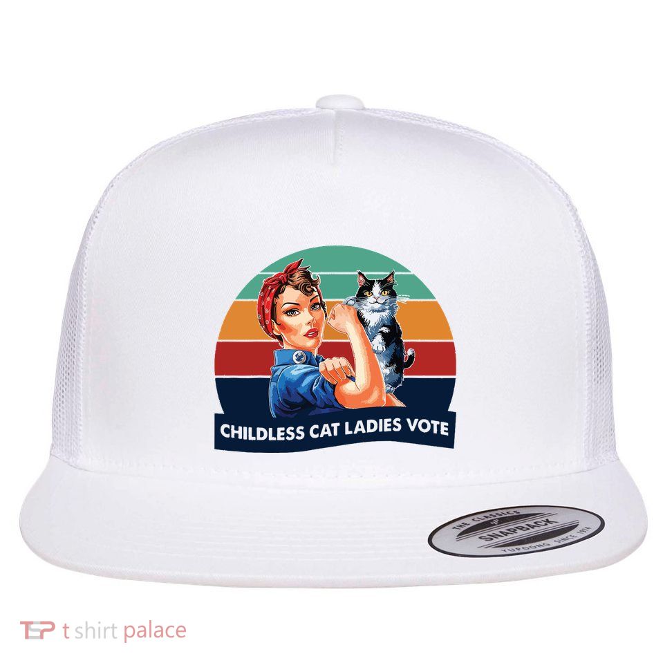 Childless Cat Ladies Vote Flatbill Hat