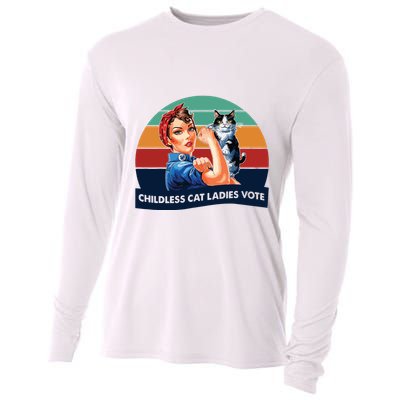 Childless Cat Ladies Vote Cooling Performance Long Sleeve Crew