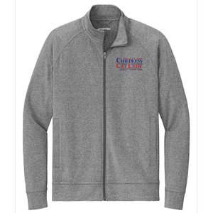 Childless Cat Lady Kamala 2024 Harris Funny President 2024 Stretch Full-Zip Cadet Jacket