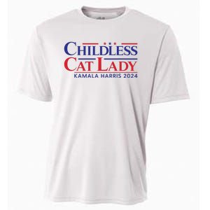 Childless Cat Lady Kamala 2024 Harris Funny President 2024 Cooling Performance Crew T-Shirt