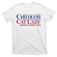 Childless Cat Lady Kamala 2024 Harris Funny President 2024 T-Shirt