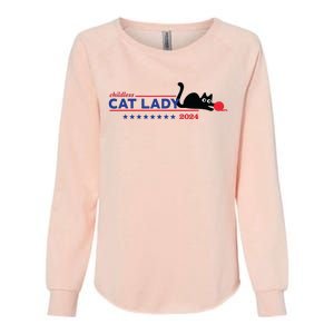 Childless Cat Lady Voting Election 2024 Usa Womens California Wash Sweatshirt