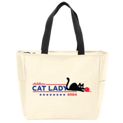 Childless Cat Lady Voting Election 2024 Usa Zip Tote Bag