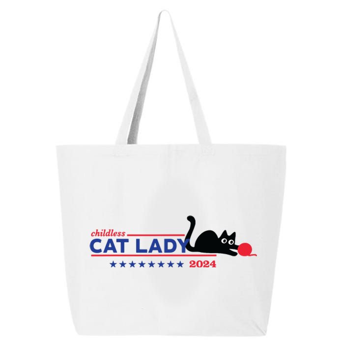 Childless Cat Lady Voting Election 2024 Usa 25L Jumbo Tote