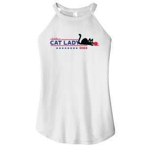 Childless Cat Lady Voting Election 2024 Usa Women's Perfect Tri Rocker Tank