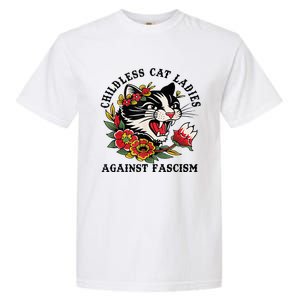 Childless Cat Lady; Childless Cat Ladies Against Fascism Garment-Dyed Heavyweight T-Shirt