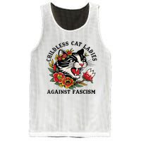 Childless Cat Lady; Childless Cat Ladies Against Fascism Mesh Reversible Basketball Jersey Tank