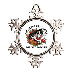 Childless Cat Lady; Childless Cat Ladies Against Fascism Metallic Star Ornament