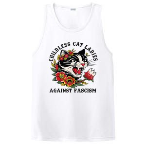 Childless Cat Lady; Childless Cat Ladies Against Fascism PosiCharge Competitor Tank