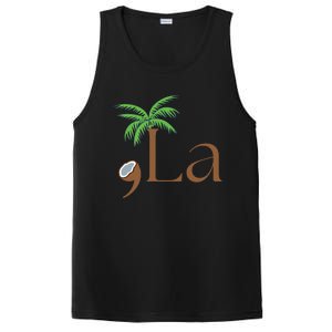 Coconut Comma La Kamala Harris 2024 President Election PosiCharge Competitor Tank