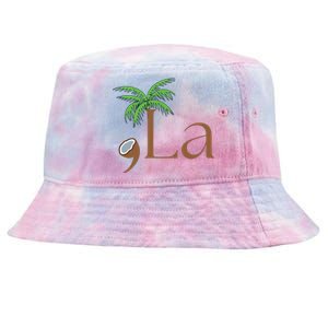 Coconut Comma La Kamala Harris 2024 President Election Tie-Dyed Bucket Hat