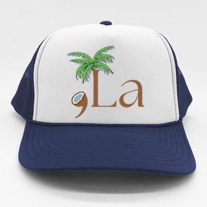 Coconut Comma La Kamala Harris 2024 President Election Trucker Hat