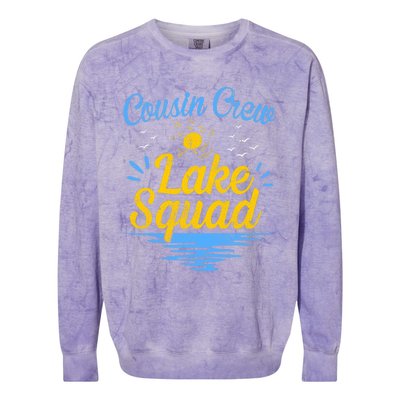 Cousin Crew Lake Squad Colorblast Crewneck Sweatshirt