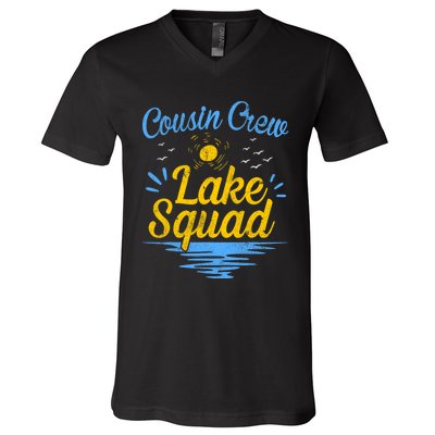 Cousin Crew Lake Squad V-Neck T-Shirt