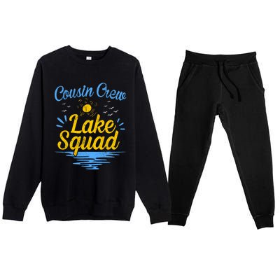 Cousin Crew Lake Squad Premium Crewneck Sweatsuit Set