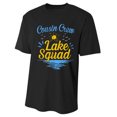 Cousin Crew Lake Squad Performance Sprint T-Shirt