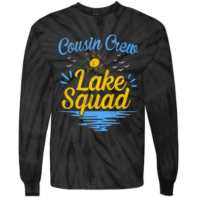 Cousin Crew Lake Squad Tie-Dye Long Sleeve Shirt