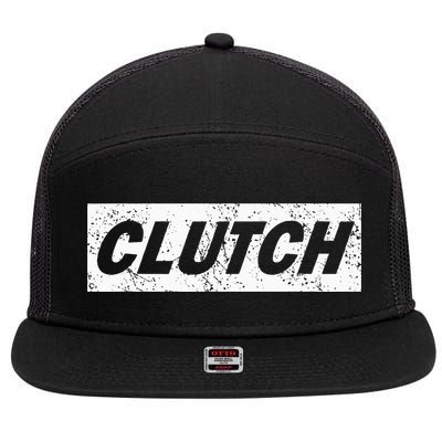 Clutch 7 Panel Mesh Trucker Snapback Hat