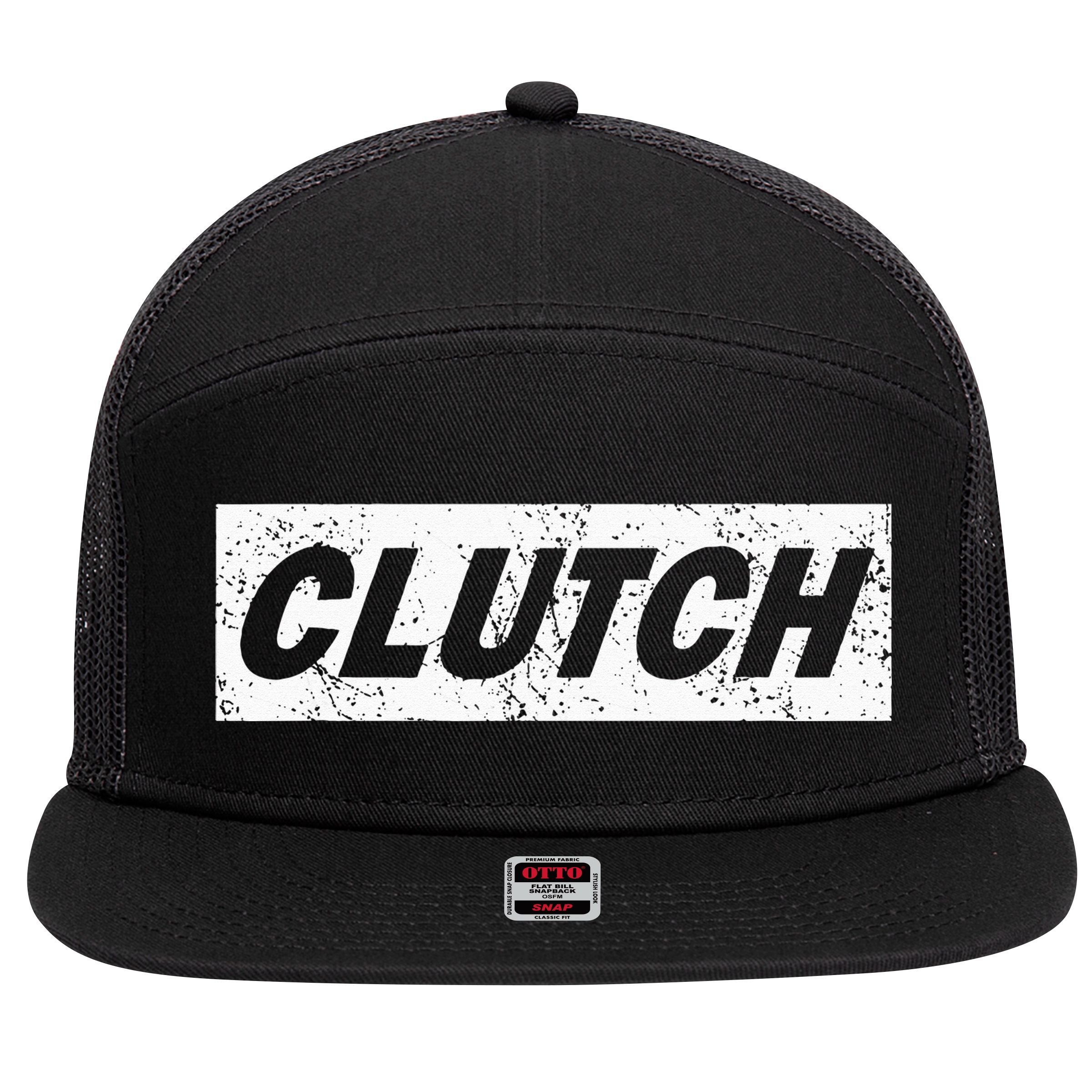 Clutch 7 Panel Mesh Trucker Snapback Hat