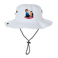 Childless Cat Ladies Vote Rosie The Riveter Legacy Cool Fit Booney Bucket Hat