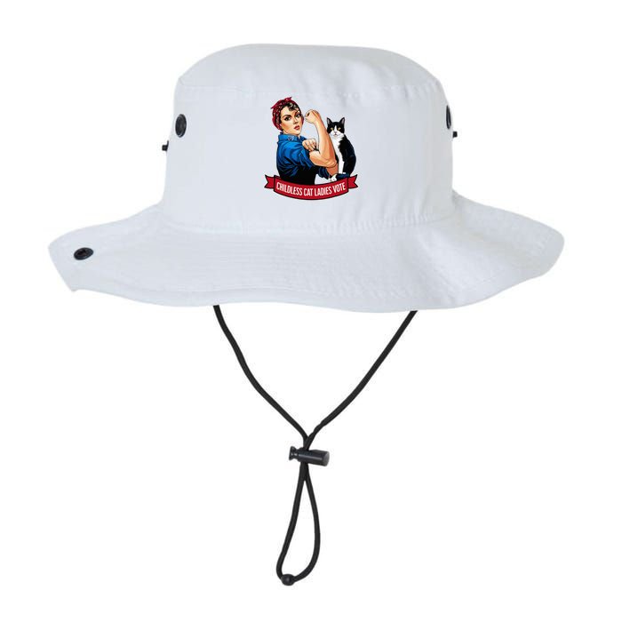 Childless Cat Ladies Vote Rosie The Riveter Legacy Cool Fit Booney Bucket Hat