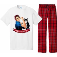 Childless Cat Ladies Vote Rosie The Riveter Pajama Set