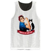 Childless Cat Ladies Vote Rosie The Riveter Mesh Reversible Basketball Jersey Tank