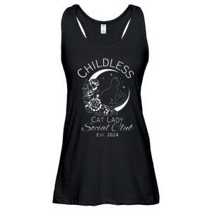 Childless Cat Lady Social Club Est 2024 Kamala Harris 2024 Ladies Essential Flowy Tank