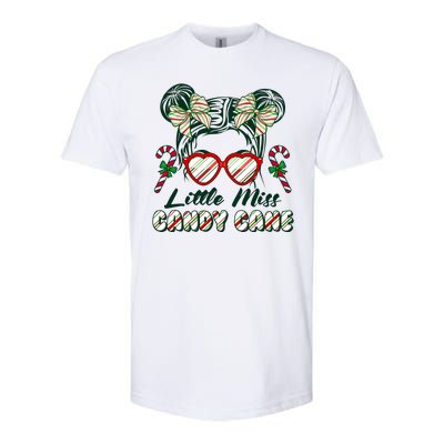 Cute Christmas Little Miss Candy Cane Softstyle CVC T-Shirt