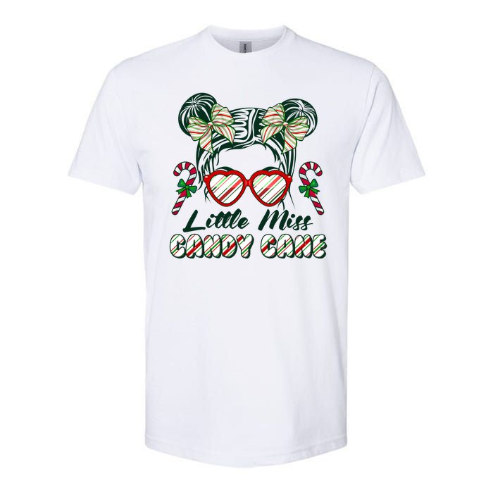 Cute Christmas Little Miss Candy Cane Softstyle CVC T-Shirt