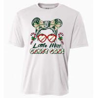 Cute Christmas Little Miss Candy Cane Cooling Performance Crew T-Shirt