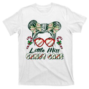 Cute Christmas Little Miss Candy Cane T-Shirt