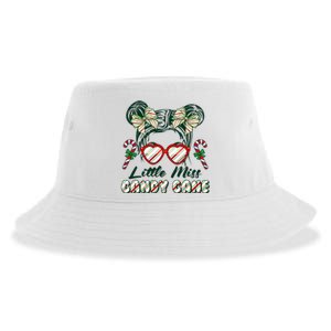 Cute Christmas Little Miss Candy Cane Sustainable Bucket Hat