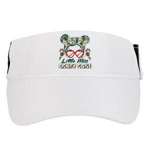 Cute Christmas Little Miss Candy Cane Adult Drive Performance Visor