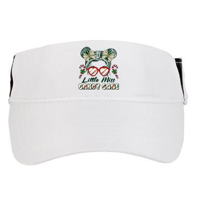 Cute Christmas Little Miss Candy Cane Adult Drive Performance Visor