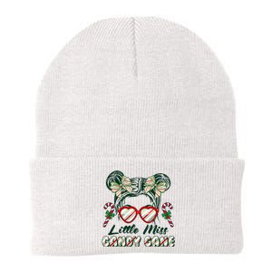 Cute Christmas Little Miss Candy Cane Knit Cap Winter Beanie