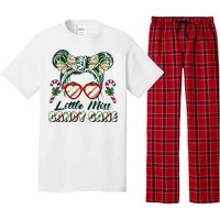 Cute Christmas Little Miss Candy Cane Pajama Set