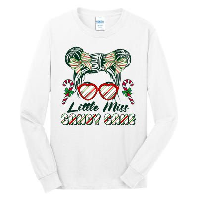 Cute Christmas Little Miss Candy Cane Tall Long Sleeve T-Shirt