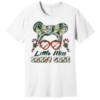 Cute Christmas Little Miss Candy Cane Premium T-Shirt