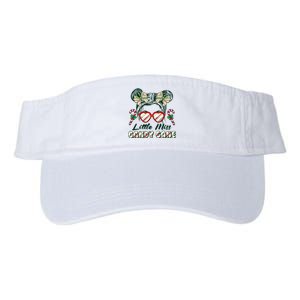 Cute Christmas Little Miss Candy Cane Valucap Bio-Washed Visor