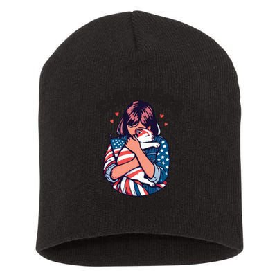 Childless Cat Ladies Vote Graphic Short Acrylic Beanie