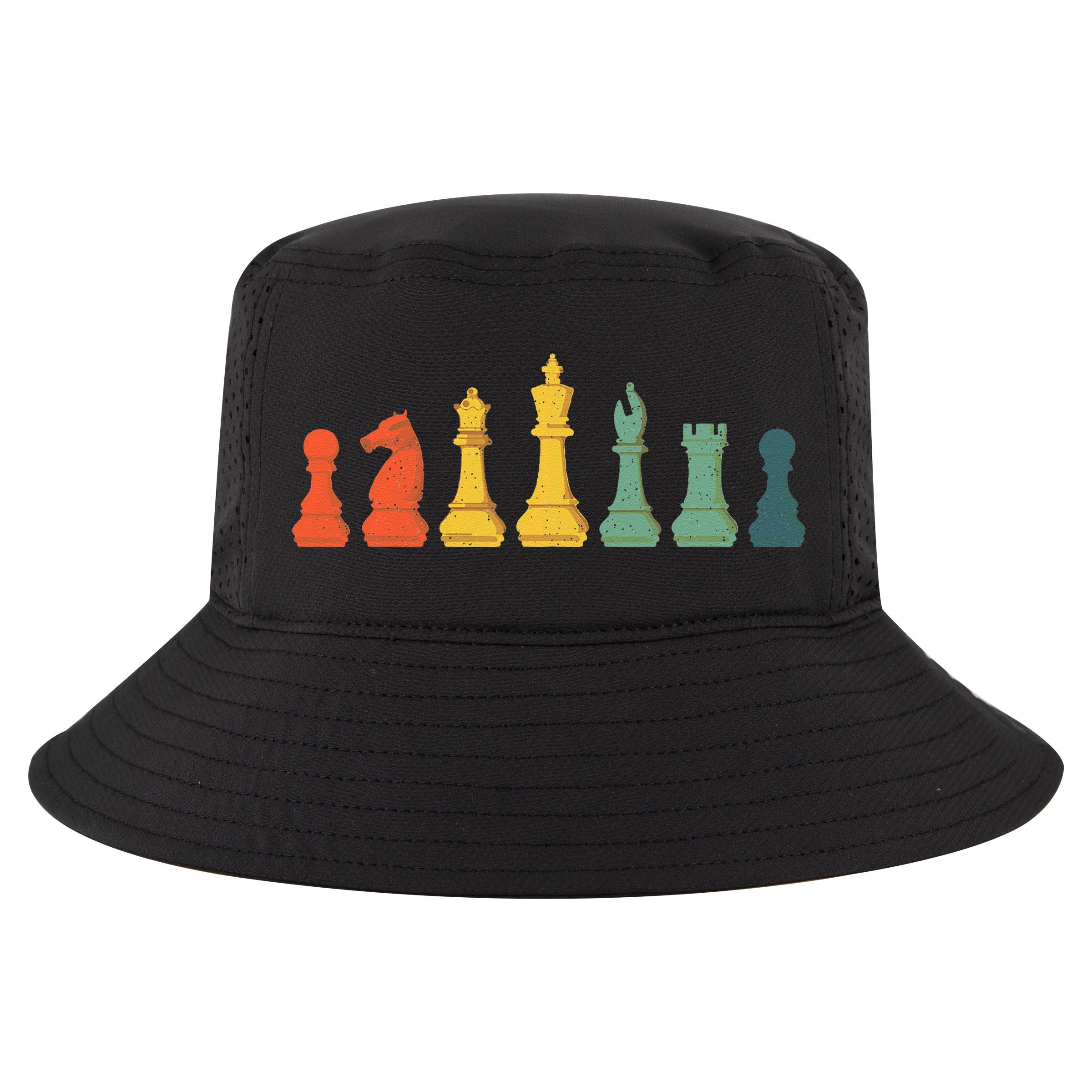 Cool Chess Lover Art Chess Players Novelty Cool Comfort Performance Bucket Hat